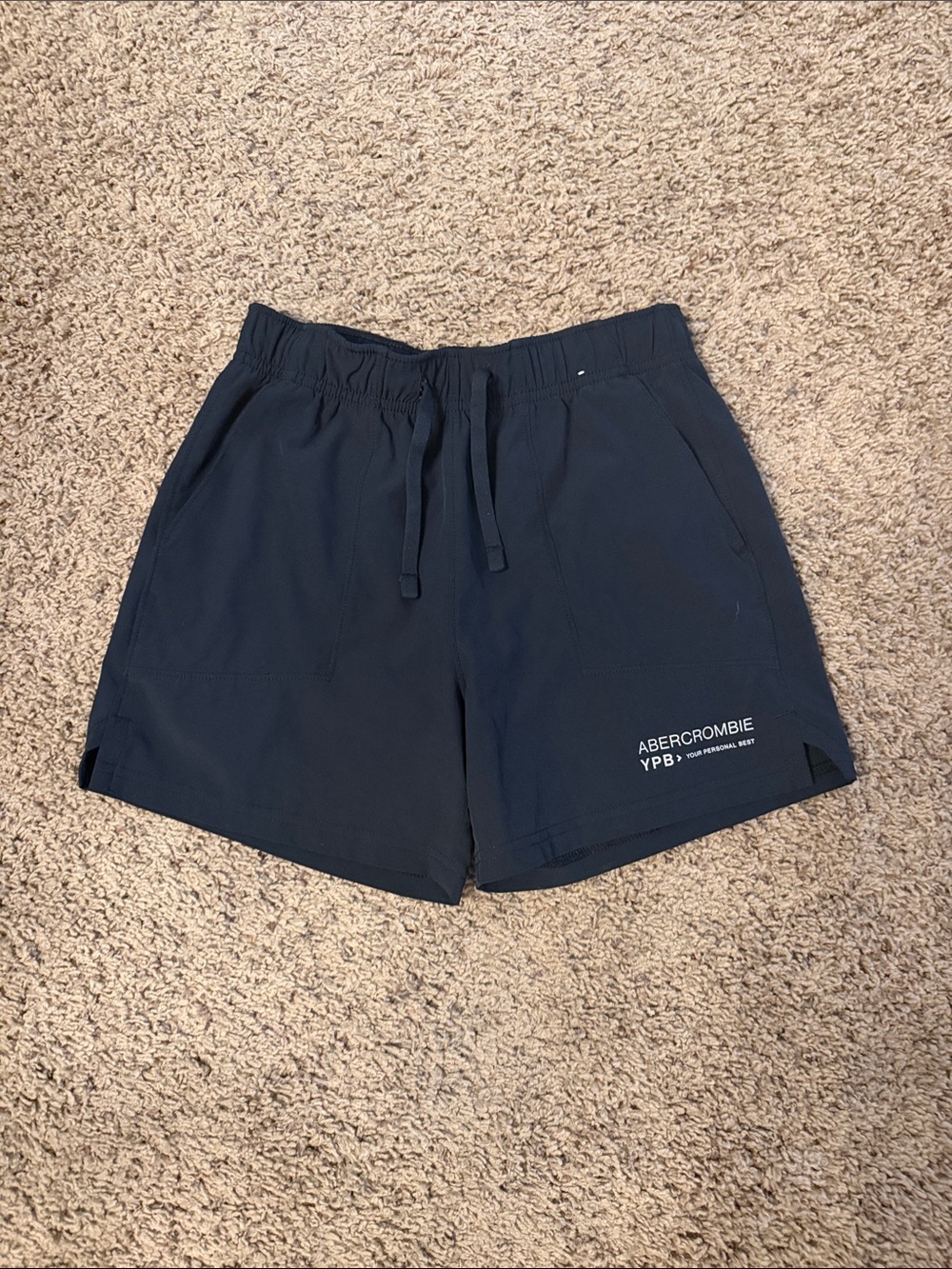 Abercrombie & Fitch Boy’s Navy Athletic Drawstring Shorts